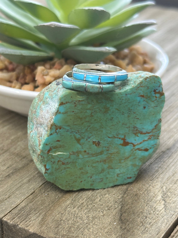Turquoise Stack Ring (Blue)