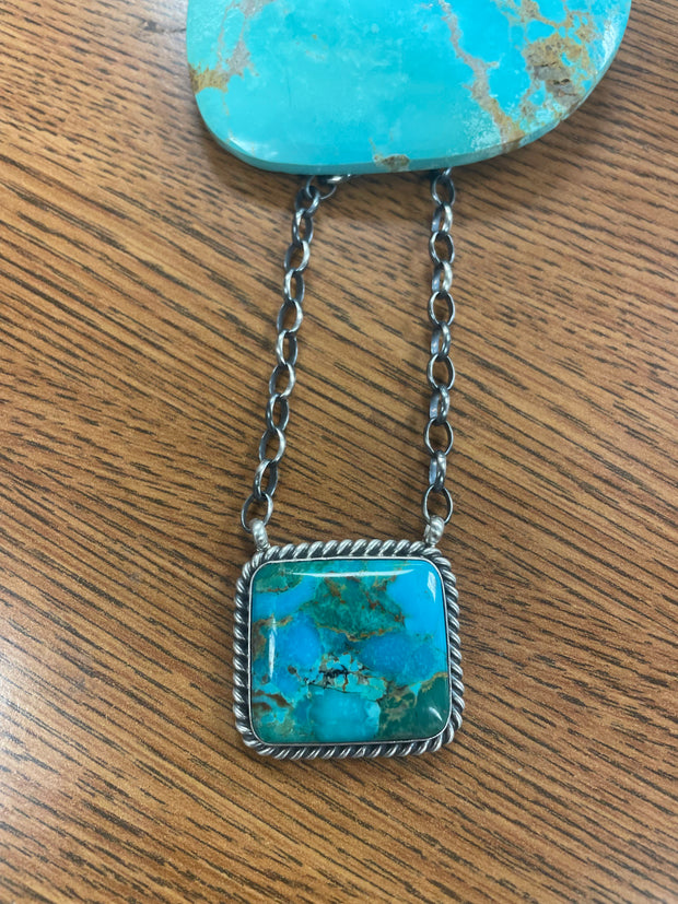 Kingman Square Necklace