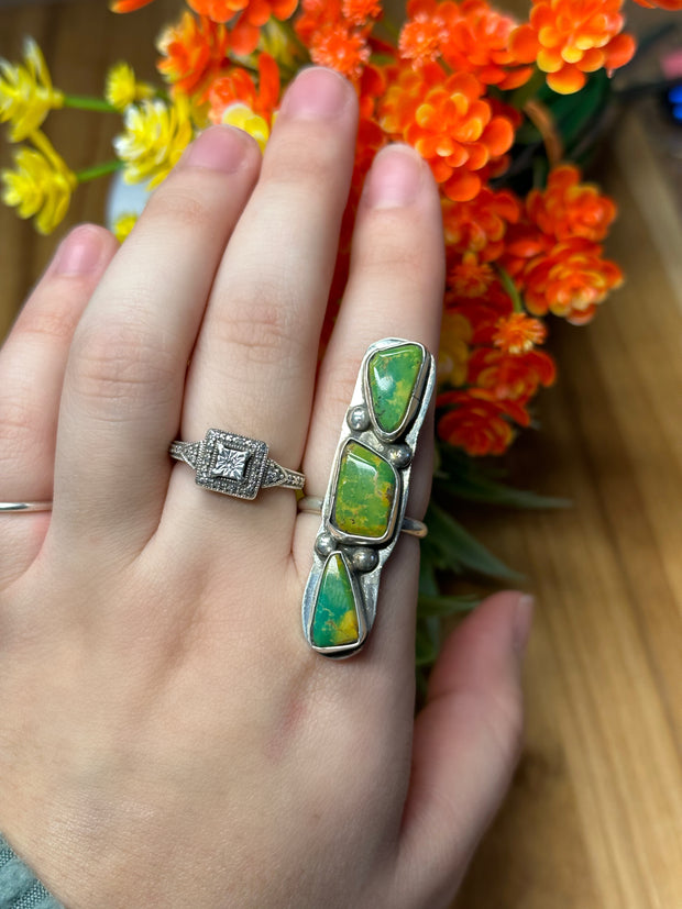 3 Stone Kingman Ring