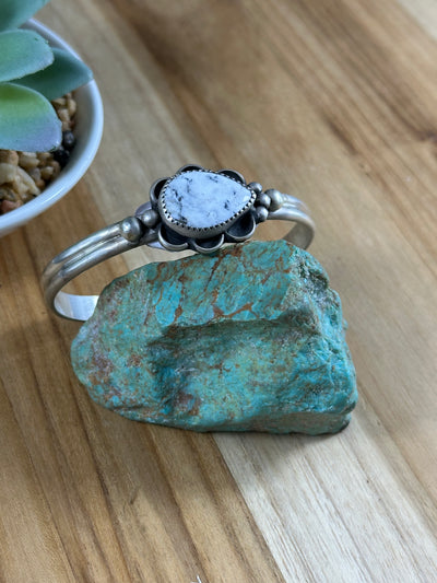 White Buffalo Cuff