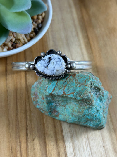 White Buffalo Cuff