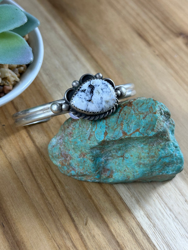 White Buffalo Cuff
