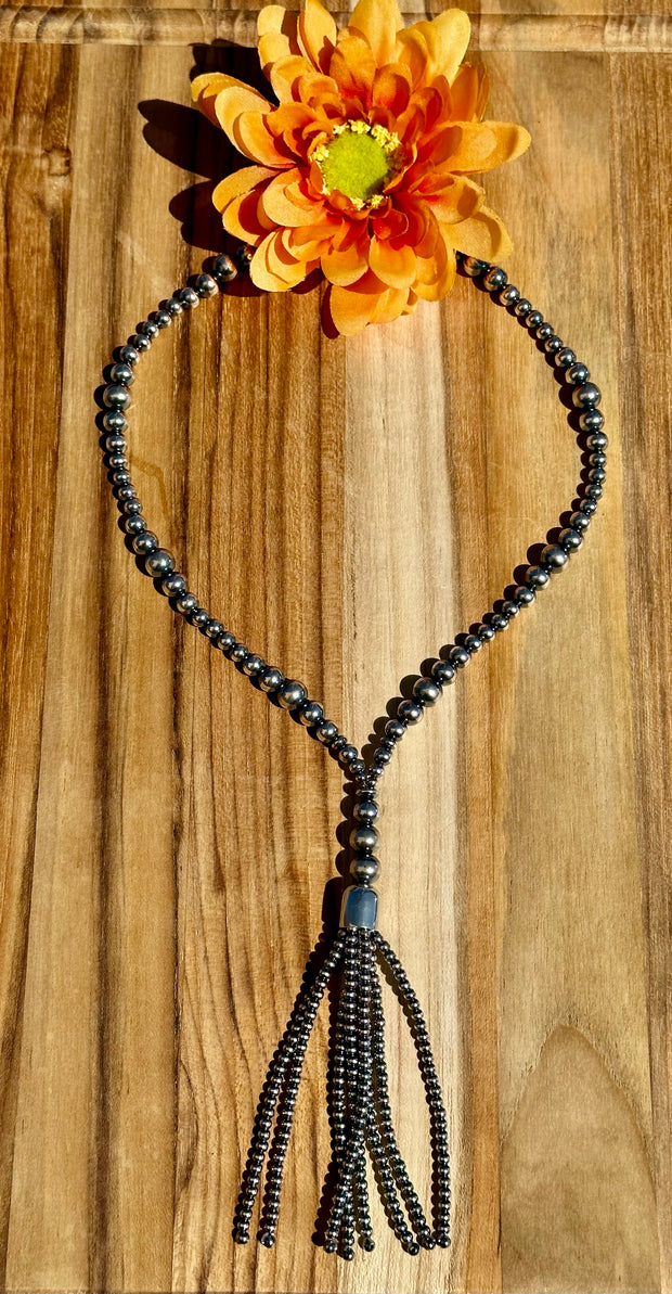 18 inch Navajo Style Pearl Tassel