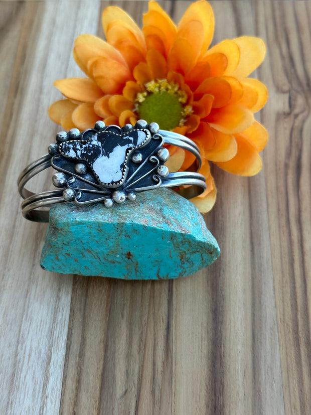 White Buffalo Cow Bracelet