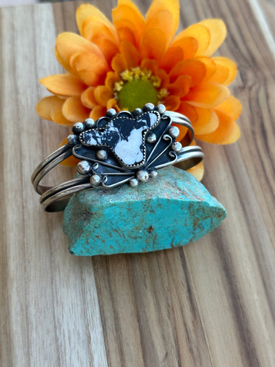 White Buffalo Cow Bracelet