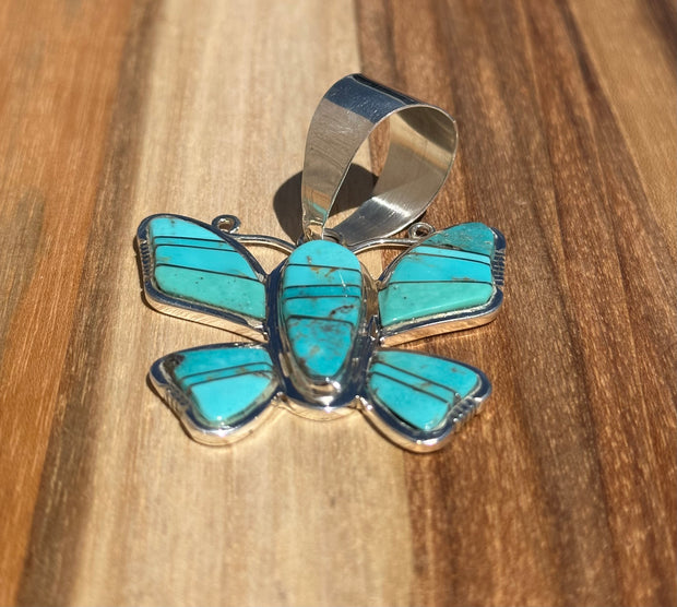Turquoise Butterfly Pendant