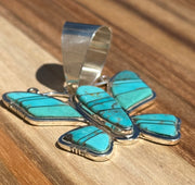 Turquoise Butterfly Pendant