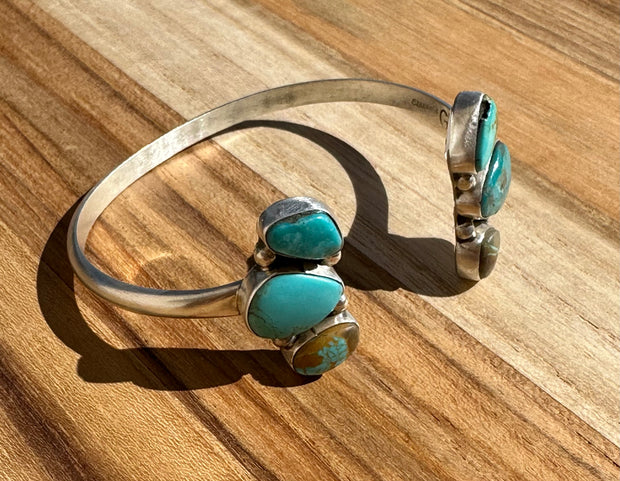 Reverse Turquoise Cuff