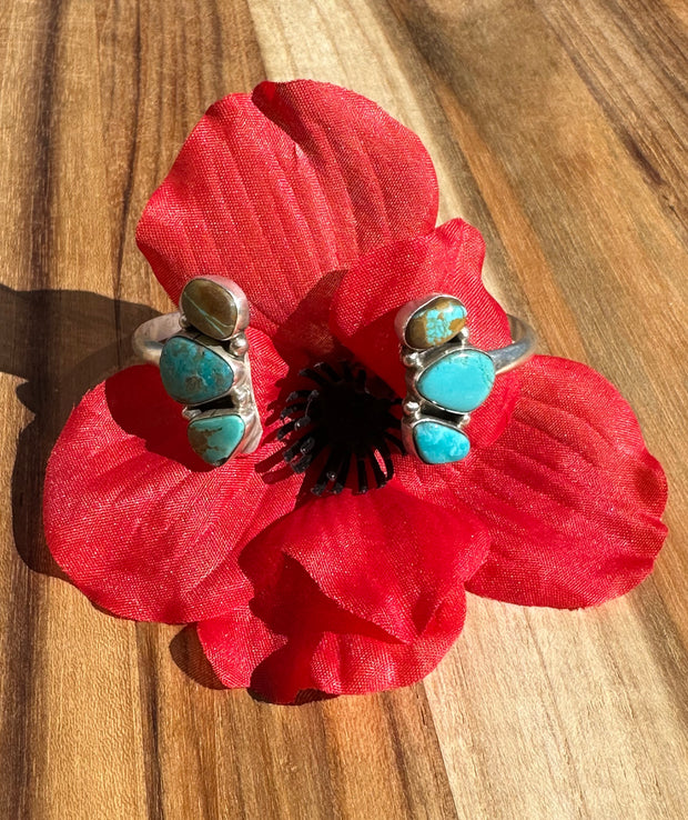 Reverse Turquoise Cuff