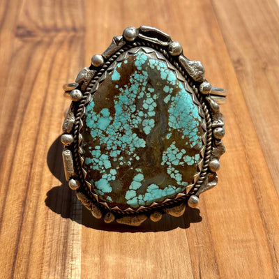 #8 Turquoise Single Stone Cuff