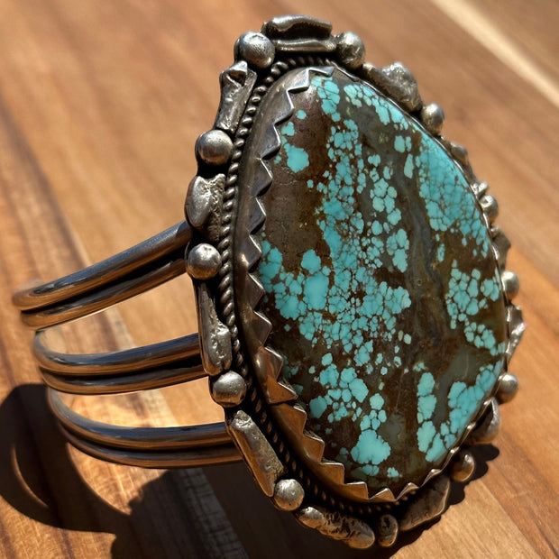 #8 Turquoise Single Stone Cuff