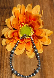 7.5 inch 4-8mm Navajo Style Bracelet