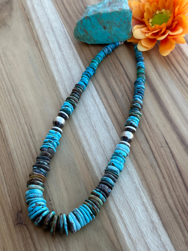 22" Turquoise Chip Necklaces