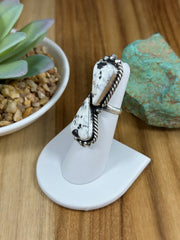 White Buffalo 2 Stone Ring