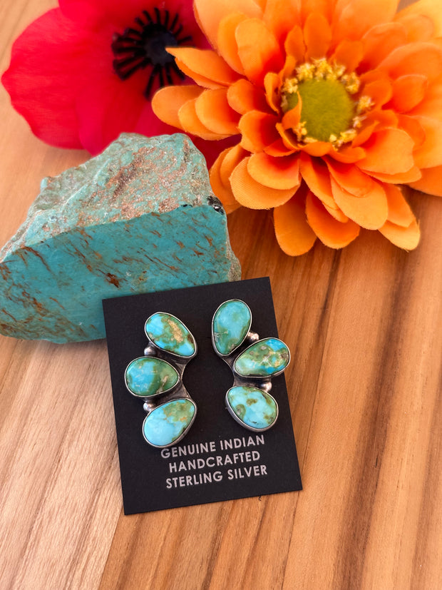 Sonoran Gold Half Cluster Earrings