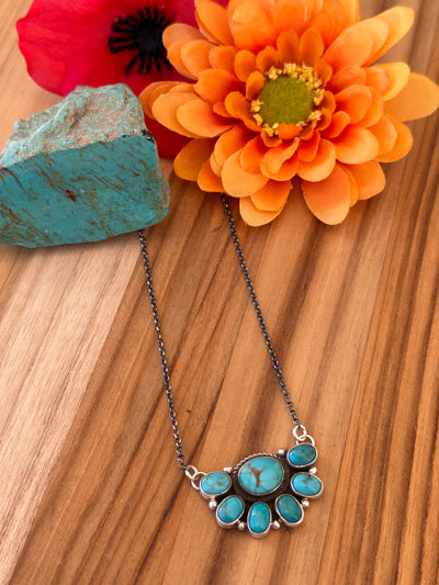 Kingman Cluster Necklace