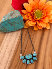 Kingman Cluster Necklace