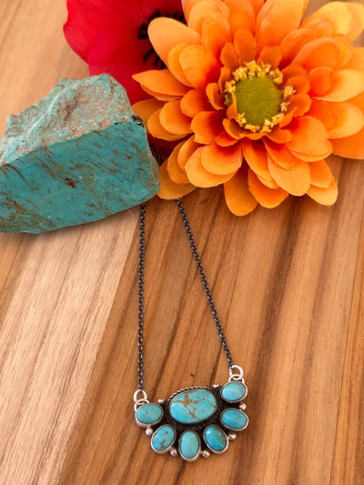 Kingman Cluster Necklace