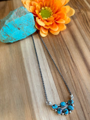 Kingman Cluster Necklace