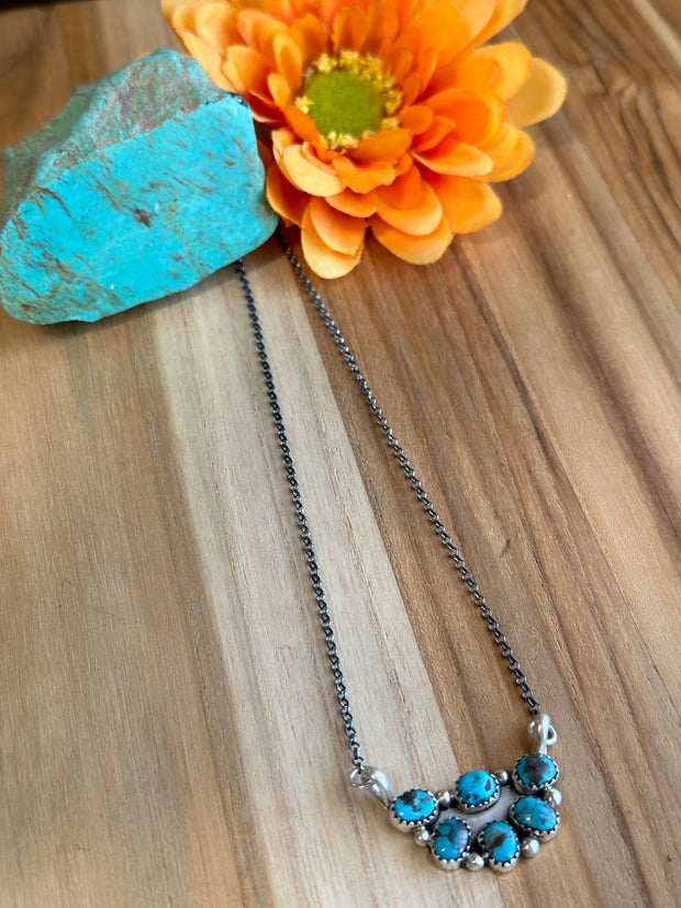 Kingman Cluster Necklace