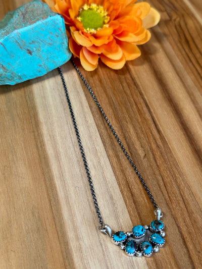 Kingman Cluster Necklace