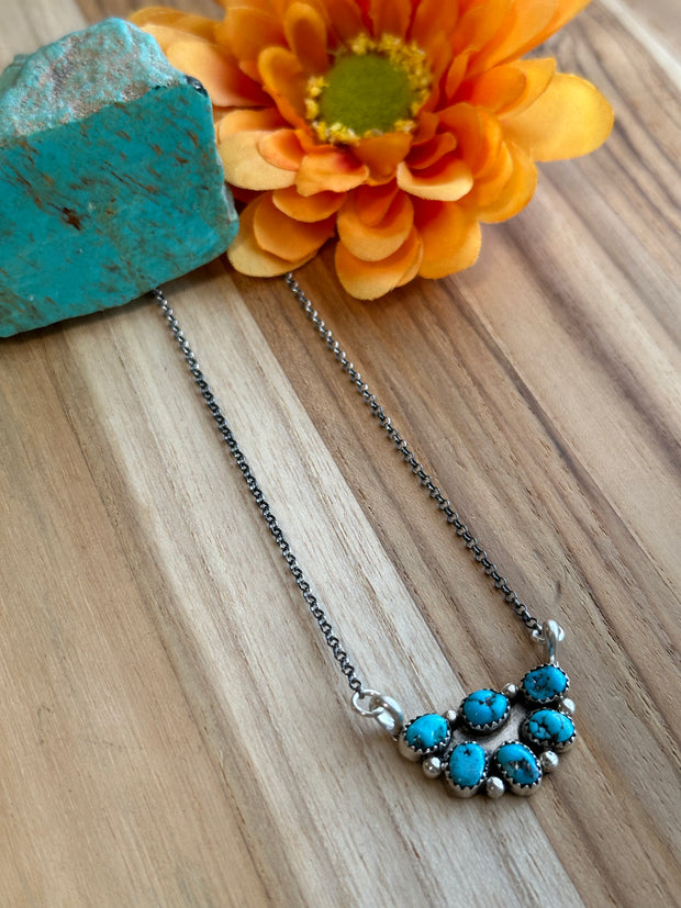 Kingman Cluster Necklace