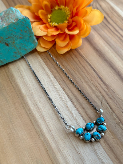 Kingman Cluster Necklace