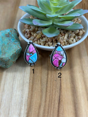 Cotton Candy Tear Drop Rings