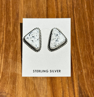 White Buffalo Earrings