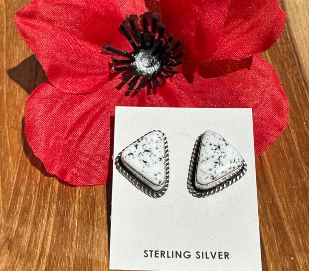 White Buffalo Earrings