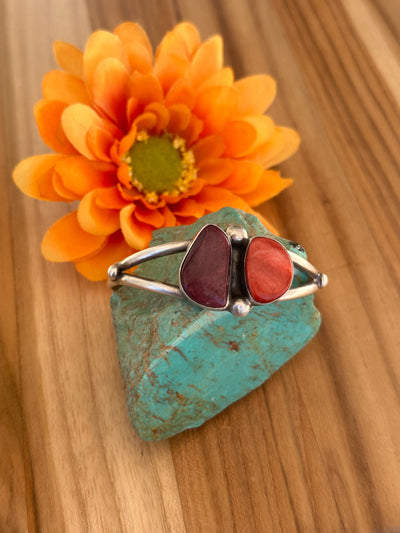 Spiny 2 Stone Cuff