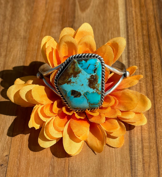 Kingman Mosaic Turquoise Bracelet