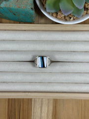 Multi Color Men's Inlay Ring