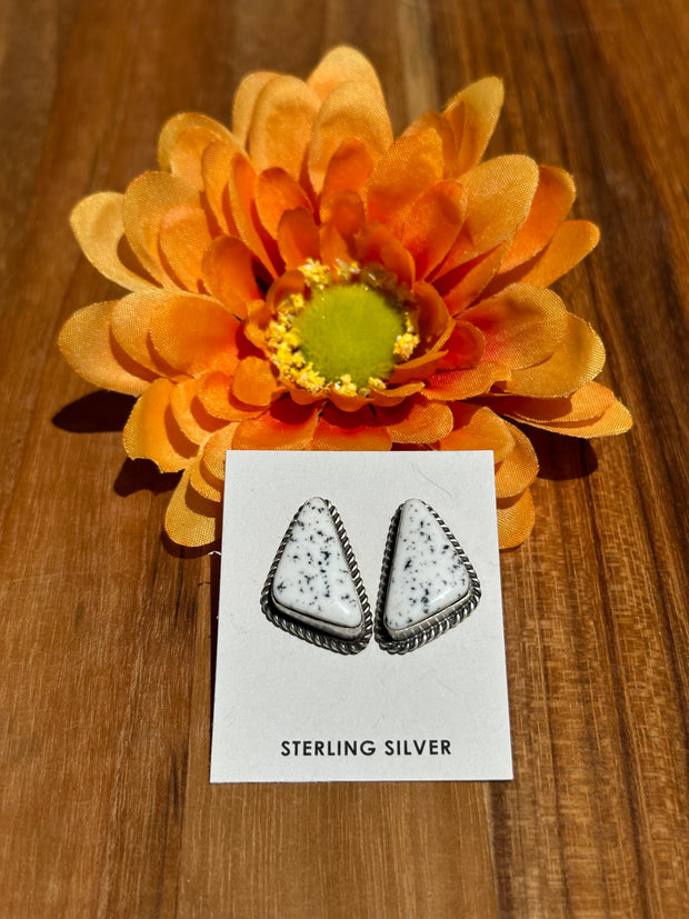 White Buffalo Earrings