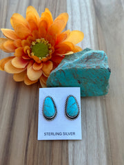 Kingman Teardrop Studs