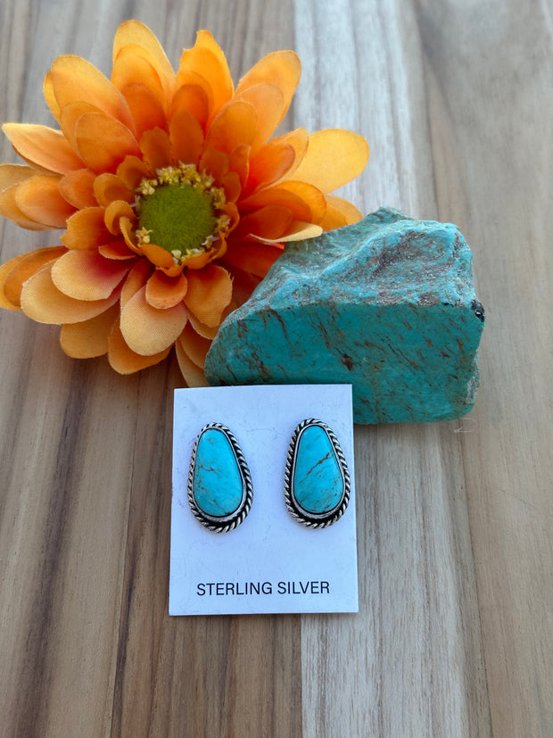 Kingman Teardrop Studs