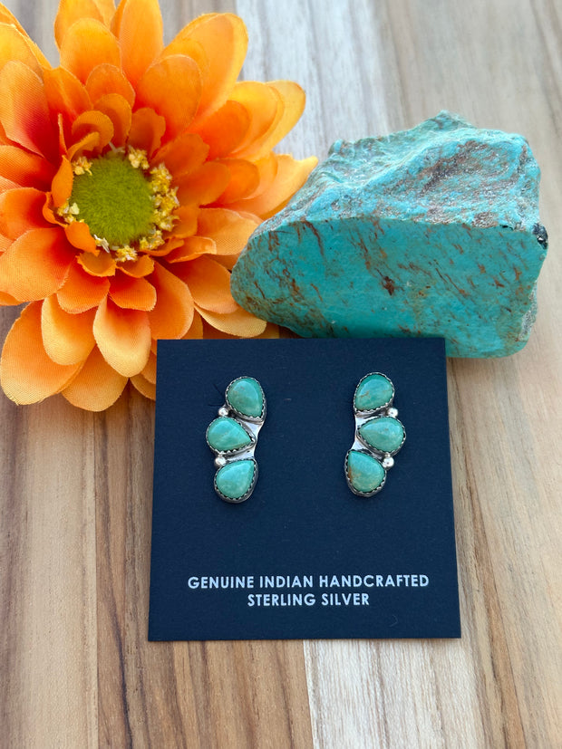 Kingman Half Cluster Earrings