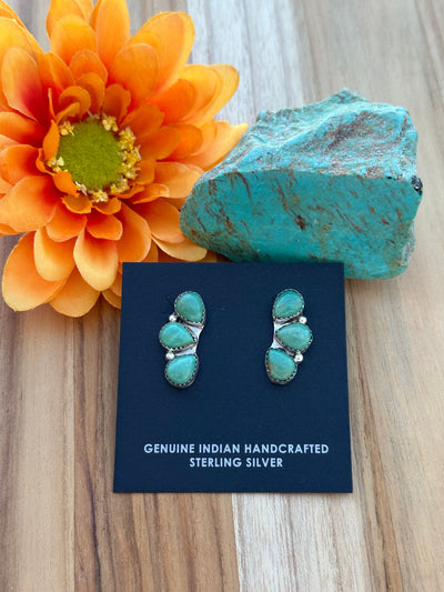 Kingman Half Cluster Earrings