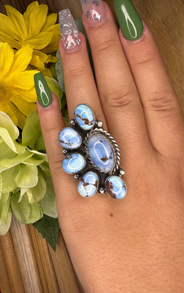 Golden Hill Half Cluster Ring