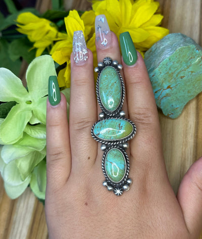 3 Stone Kingman Ring