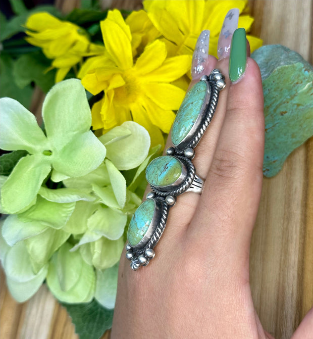 3 Stone Kingman Ring