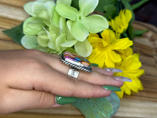 Dalia Crush Square ring