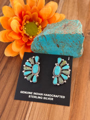 Kingman Half Cluster Earrings