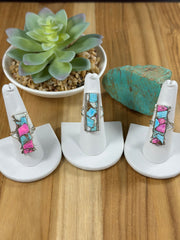 Cotton Candy Adjustable bar Ring