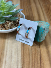 Multi-Color Hoop Earrings