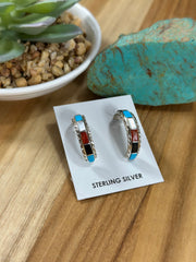 Multi-Color Hoop Earrings
