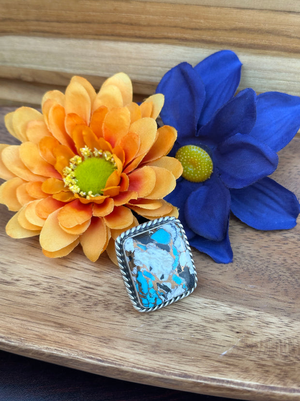 Kingman Crush Square Ring
