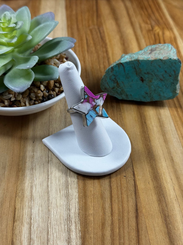 Cotton Candy Star Ring