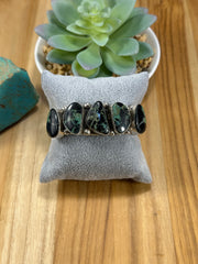 5 Stone Black Jack Cuff