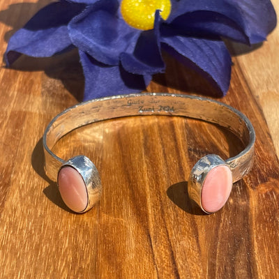 "Cotton Candy" 2 Stone Cuff